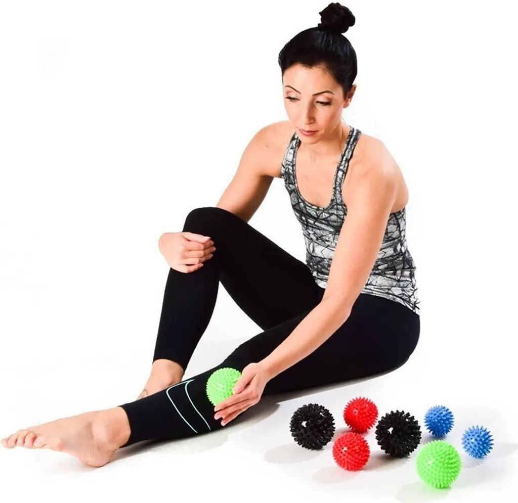 Set de 8 balles hérisson Kawanyo pour massage et rééducation