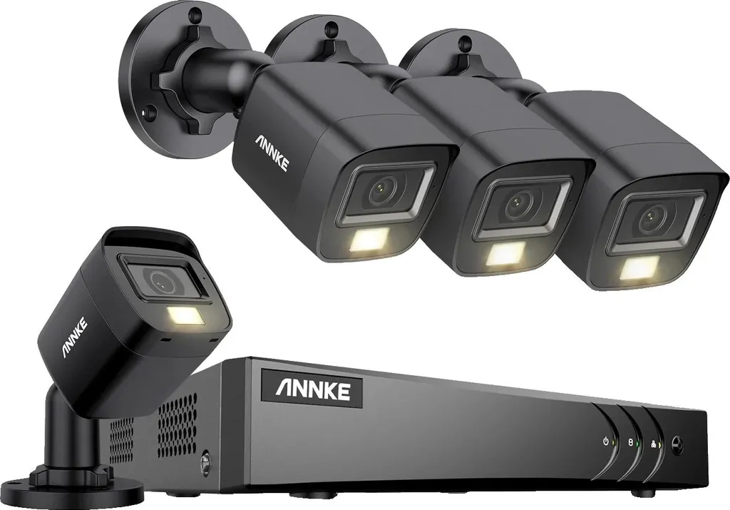 Système de vidéosurveillance 3K avec détection intelligente de mouvement