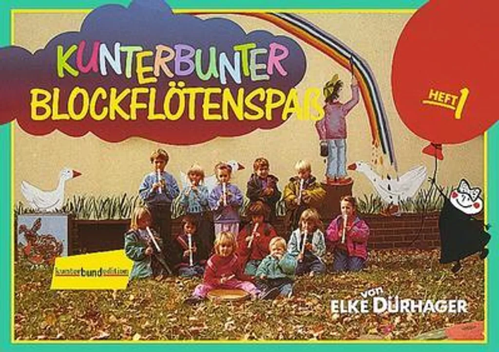 Méthode Flûte à Bec Illustrée et Ludique Kunterbunter Blockflöte