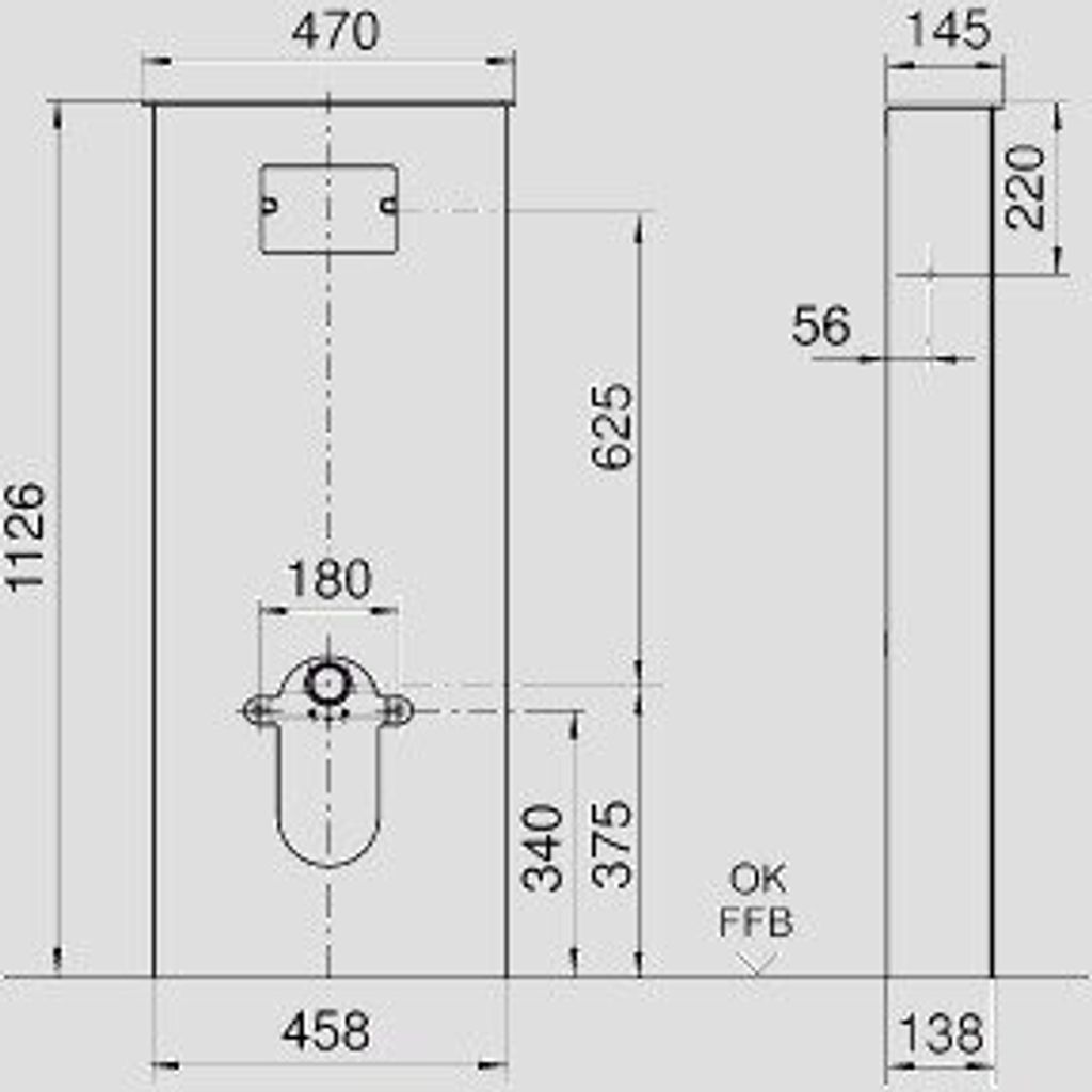 SANIT 04.208.00..0003 Verkleidung INEO SOLO Wand-WC weiß