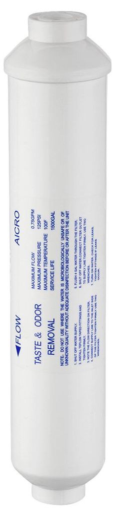2 x Aquafilter AICRO Inline-Post-Carbon Wasserfilter Produktbild 