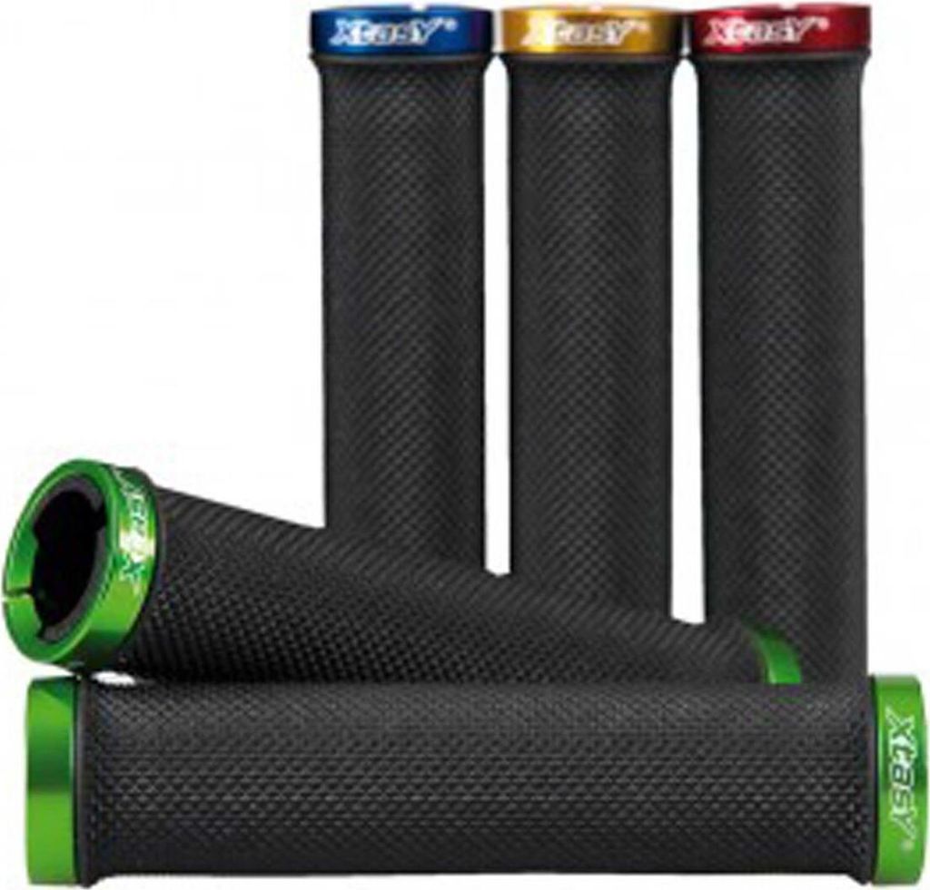 Ergotec MTB/ATB-Griffe Kraton,135mm,schwarz, goldener Klemmung