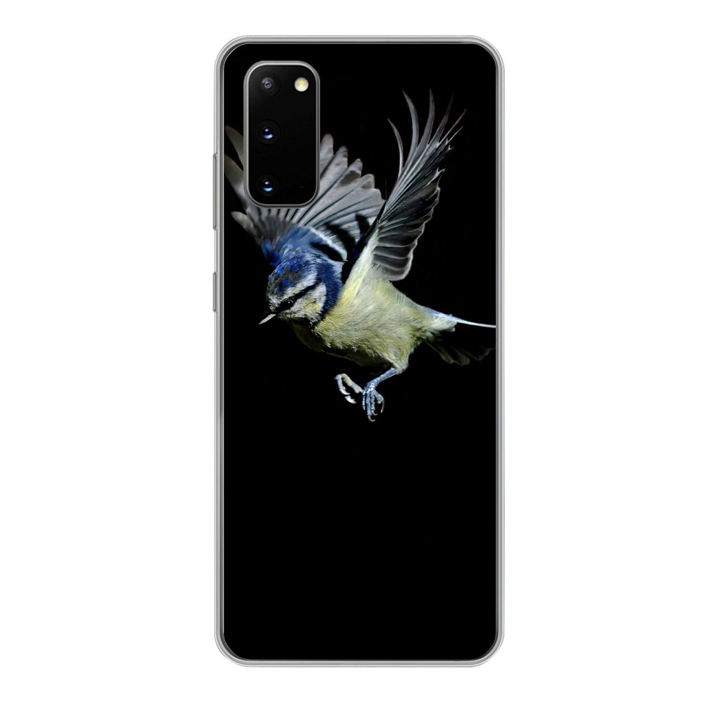 MuchoWow Handyhülle Schutzhülle Hülle für Samsung Galaxy S20 Vogel - Federn - Porträt Silikon Softcase Handy Hülle - Bild