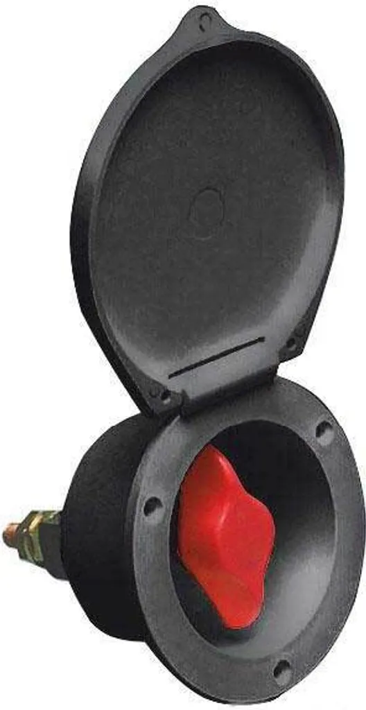 Interrupteur de batterie marine Heavy Duty noir pour déconnexion