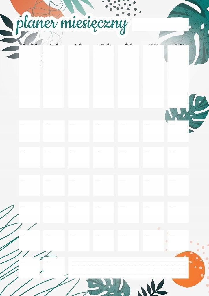 Magnetischer Kühlschrankkalender, 30 x 42,5 cm