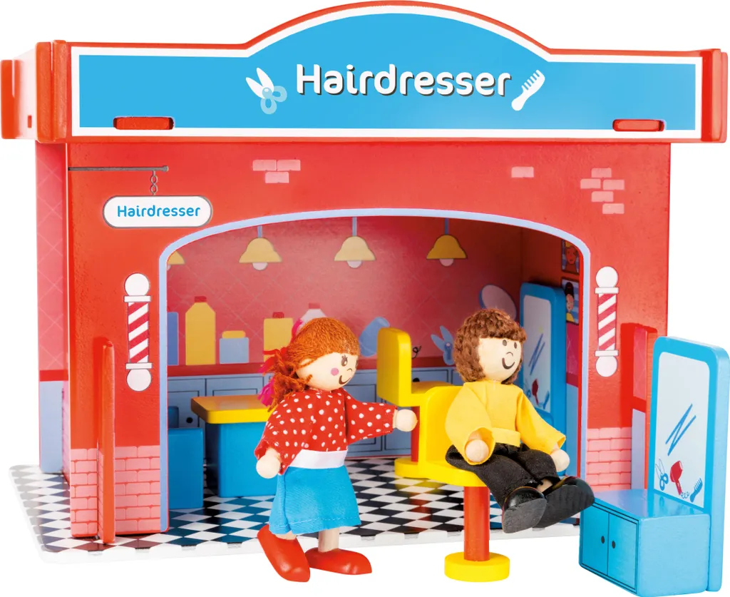 Salon de Coiffure pour Enfant en Bois : Jeu d'Imitation Complet et Ludique