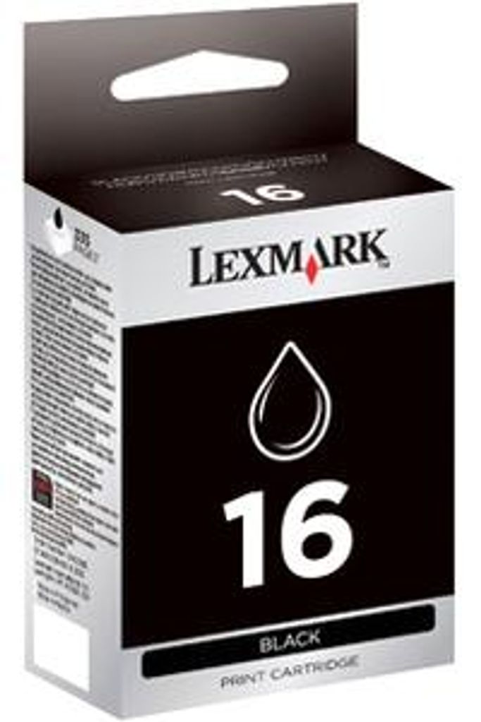 Lexmark No.16 Black Print Cartridge BLISTER, Tintenstrahl Produktbild 