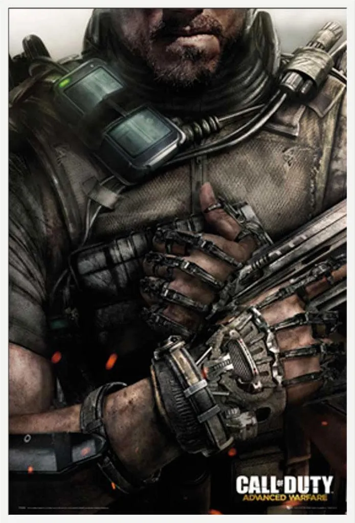 Cadre photo avec poster Call of Duty Advanced Warfare blanc Shinsuke®