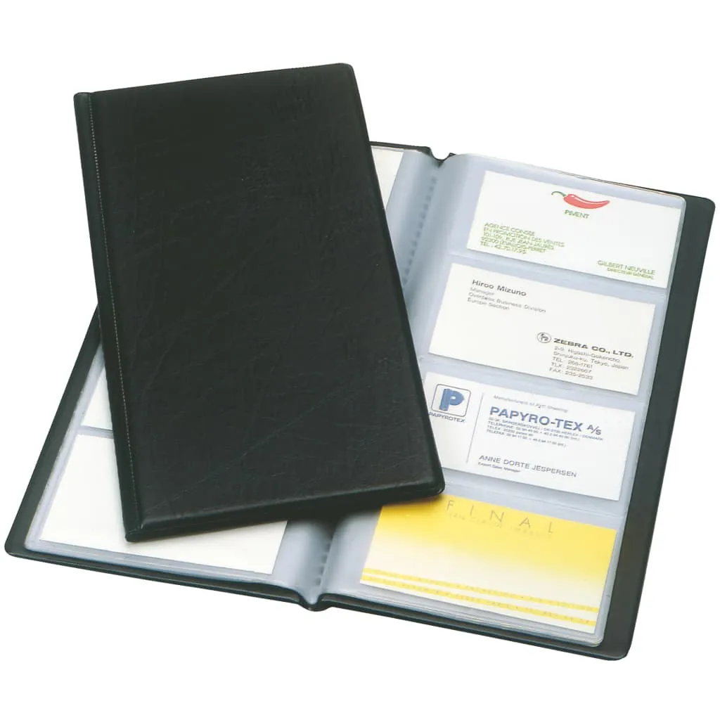 Rangement cartes de visite Esselte noir pour bureau et commerciaux