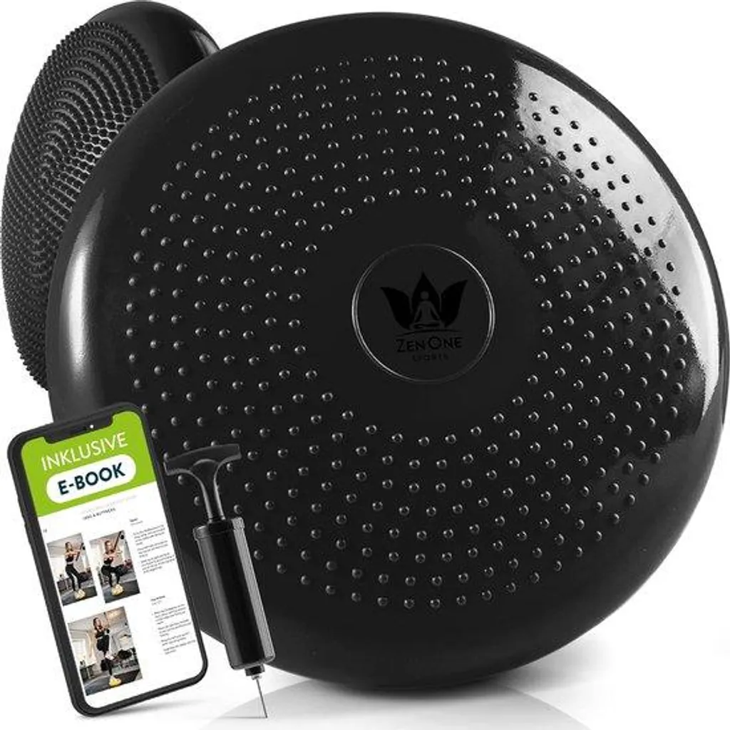 Coussin Nub fitness à picots pour rééducation et équilibre avec vidéo