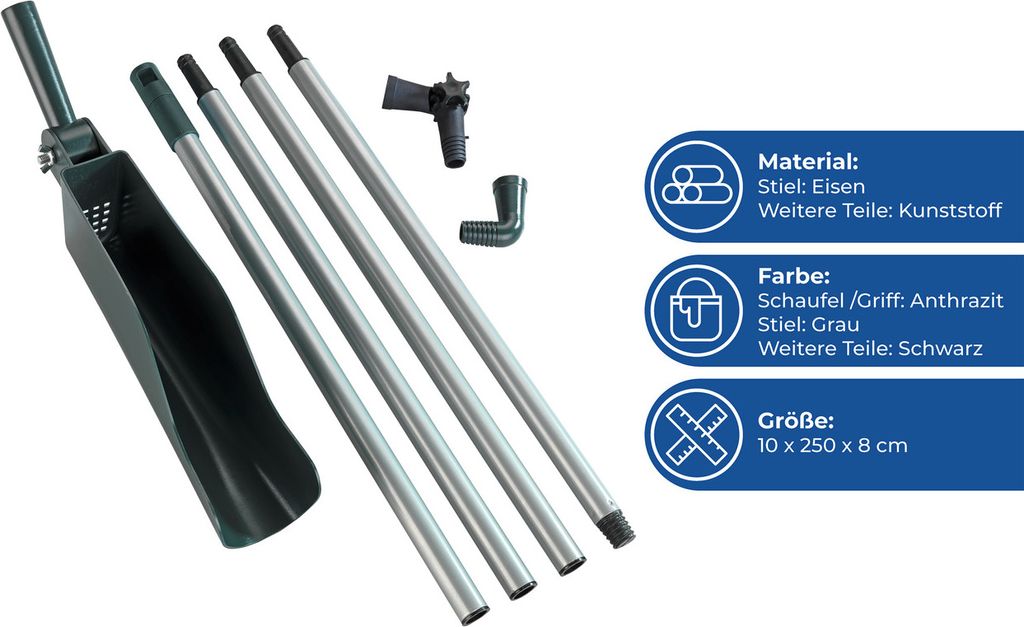 WENKO Dachrinnenschaufel Maxi 10 x 250 x 8 cm Produktbild 3