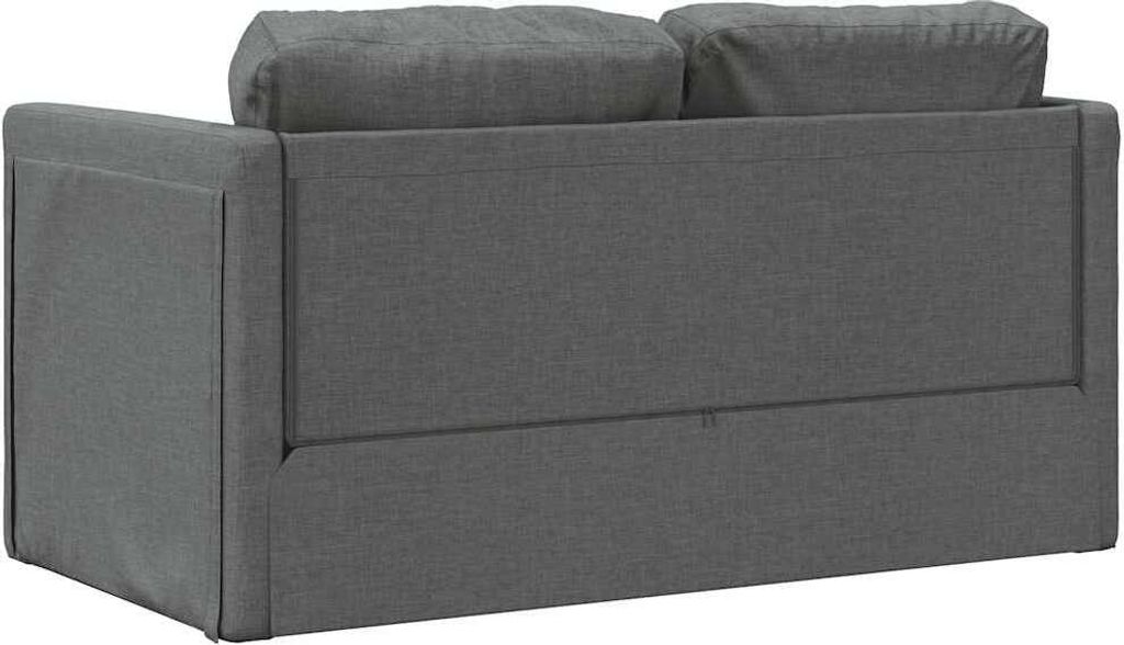 vidaXL Bodensofa mit Schlaffunktion Dunkelgrau 112x174x55 Produktbild 4