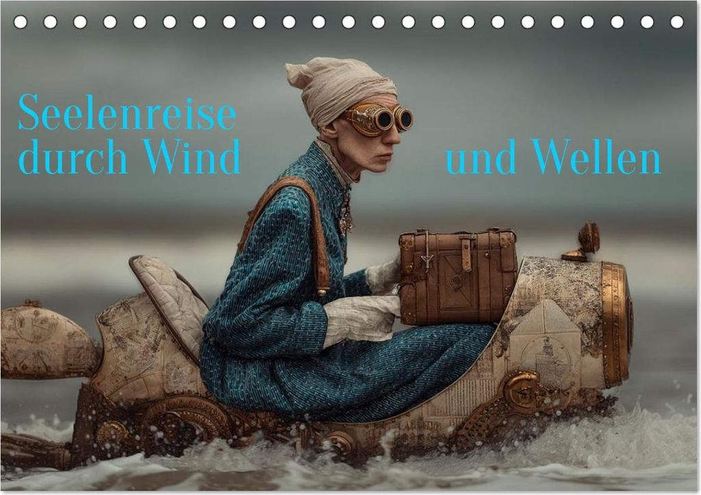 Seelenreise durch Wind und Wellen (Tischkalender 2027 DIN A5 quer), CALVENDO Monatskalender