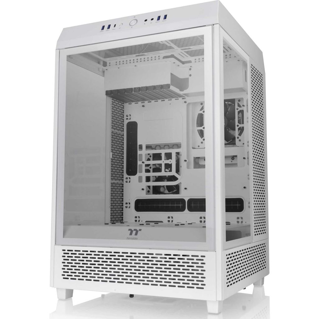 Thermaltake Der Turm 500 Gehäuse PC Mid-Tower MicroATX Mini-ITX Vetro Temperato Bianco