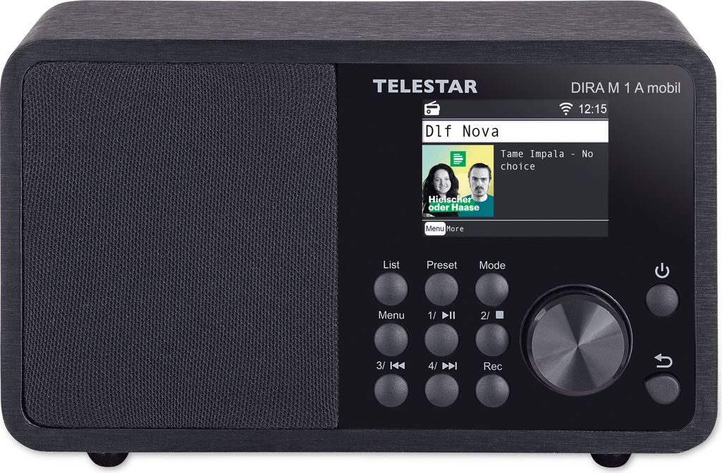 Telestar DIRA M 1 A portatile analogico e digitale nero Immagine del prodotto 