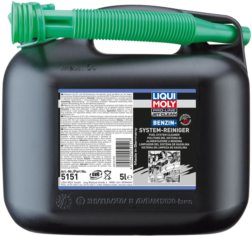 LIQUI MOLY Reiniger Benzineinspritzsystem 5151 5L Kanister Produktbild 