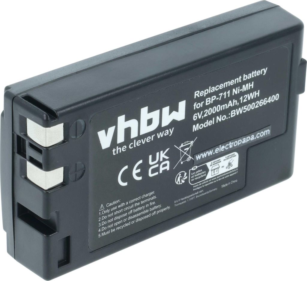 vhbw Akku Ersatz für Canon BP-E818, BP-E77KE für Produktbild 