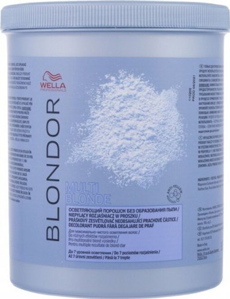 Wella Blondor Haaraufheller Pulver, 800g, bis zu 7 Töne Produktbild 