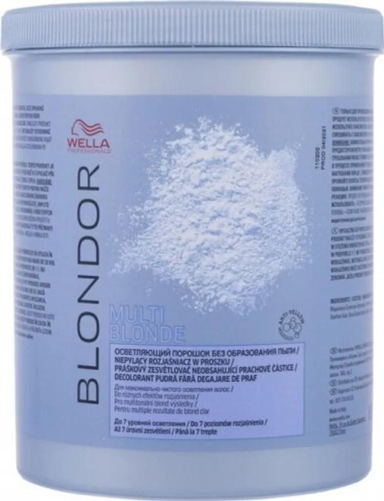 Poudre décolorante Blondor Wella Professionals pot de 800 grammes