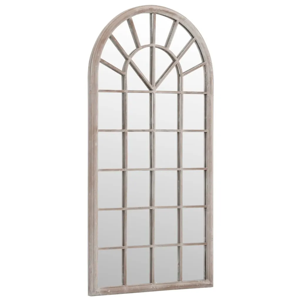 Miroir extérieur décoratif en fer 90x45 cm style arcade pour terrasse