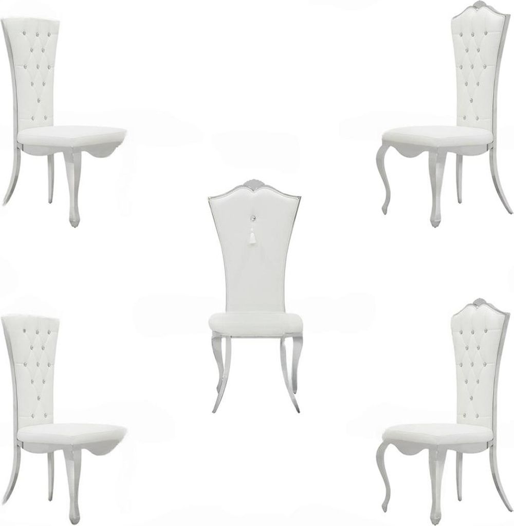 Design Stuhl Luxus Lehnstuhl Polster Stühle 4x Sessel Wohn EssZimmer