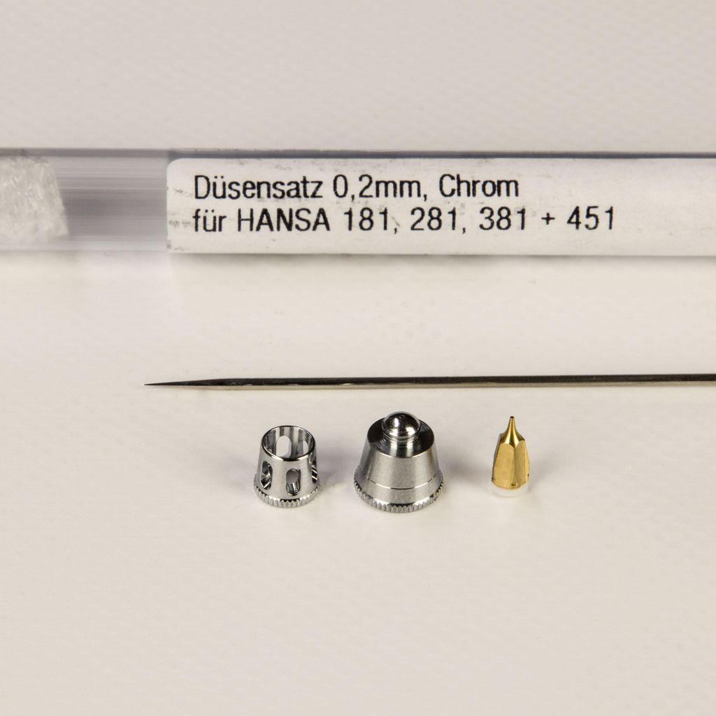 Düsensatz 0,2mm 218854 chrom fuer Hansa