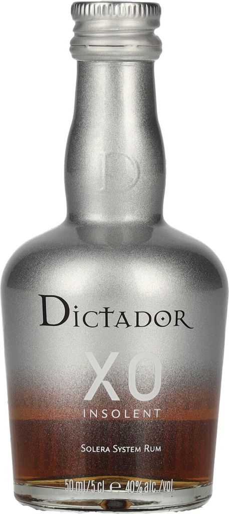 Dictador XO INSOLENT Solera System Rum 40% Vol. 0,05l