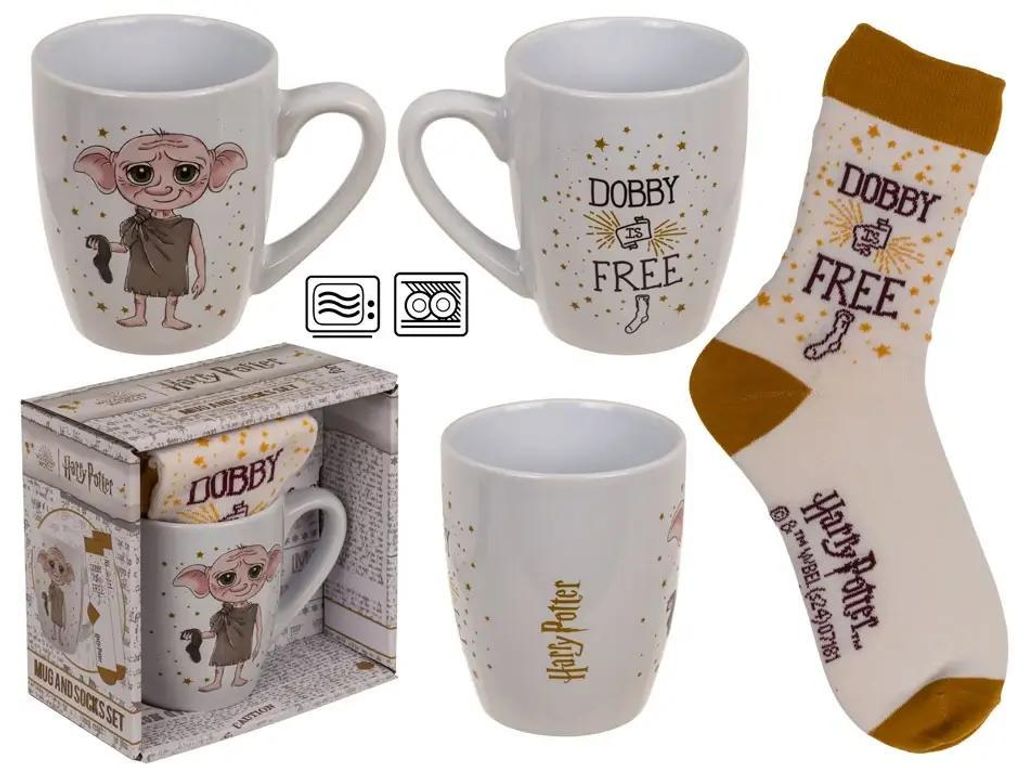 Dárková sada Harry Potter – Dobby is Free – hrnek a ponožky Obrázek produktu 