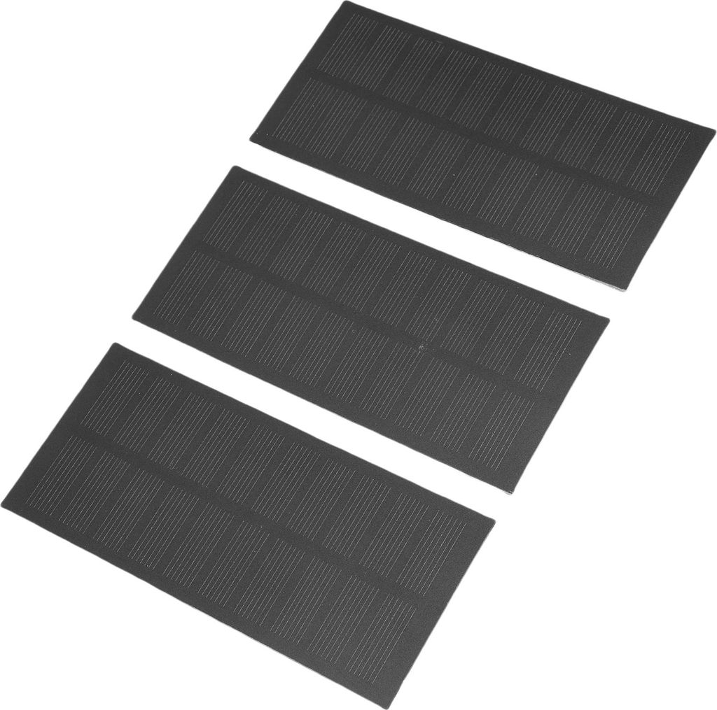 3Pcs Mini Solar Panel Ladegerät 1.3W Monokristalline PET für Batterie Handy Tablet Camping Wandern Outdoor Portable