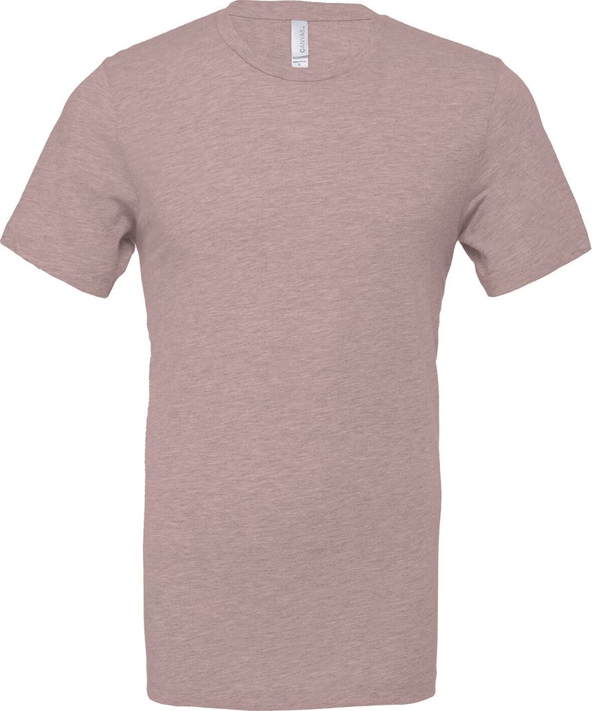 Bella + Canvas - "CVC" T-Shirt für Herren/Damen Uni kurzärmlig RW7144 (XS) (Heide Pink Kiesel)