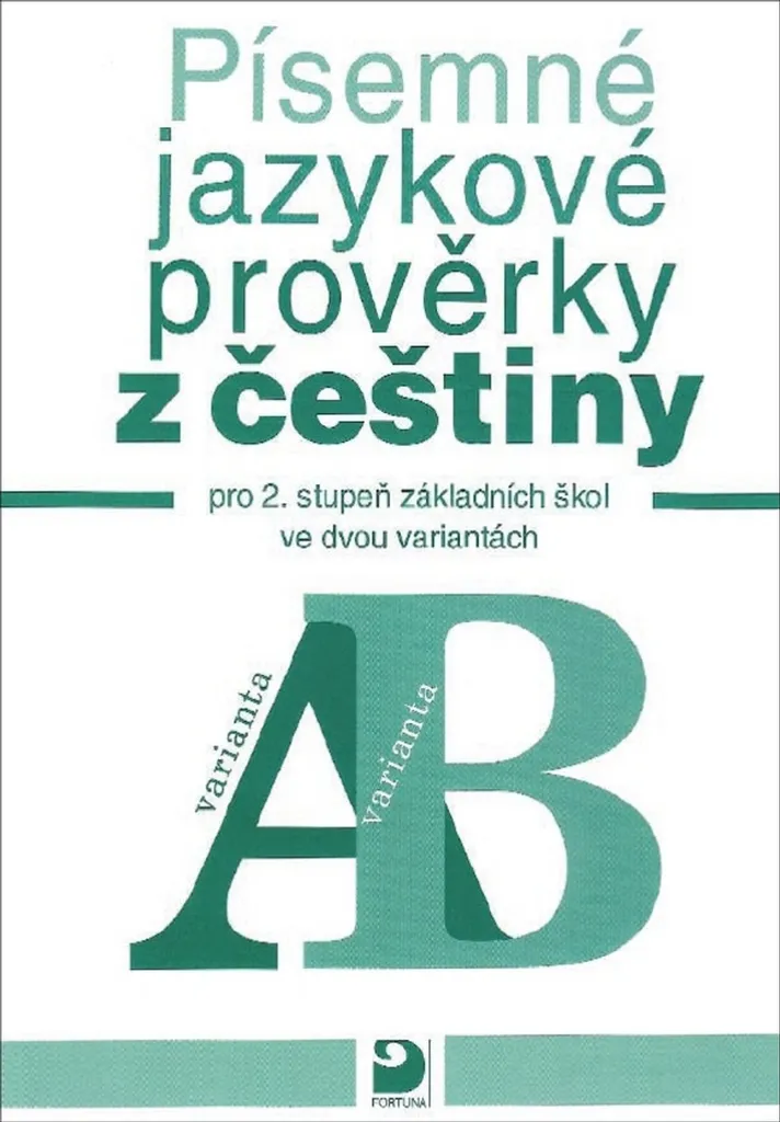 Tests de Langue Tchèque František Vejvoda pour Collège - 2 Variantes