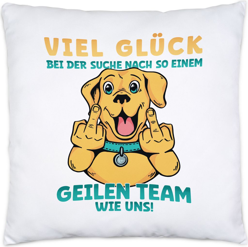 Viel Glück Bei Der Suche Nach So Einem Geilen Team Wie Uns Kissen Kündigung Arbeitskollegen Job Mitarbeiter Chef