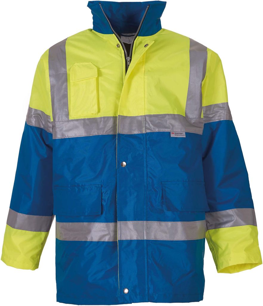 Yoko Kontrastfarbene Warn-Jacke