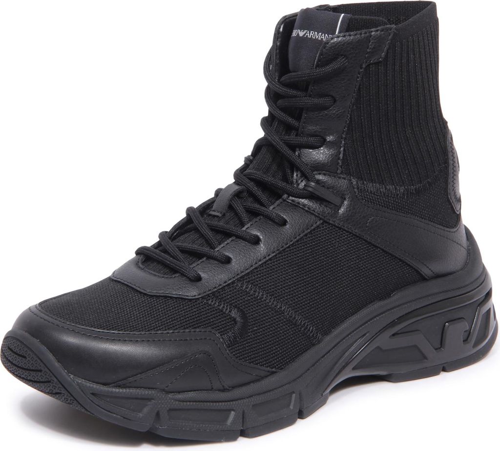 3393AU sneaker uomo EMPORIO ARMANI man shoes black