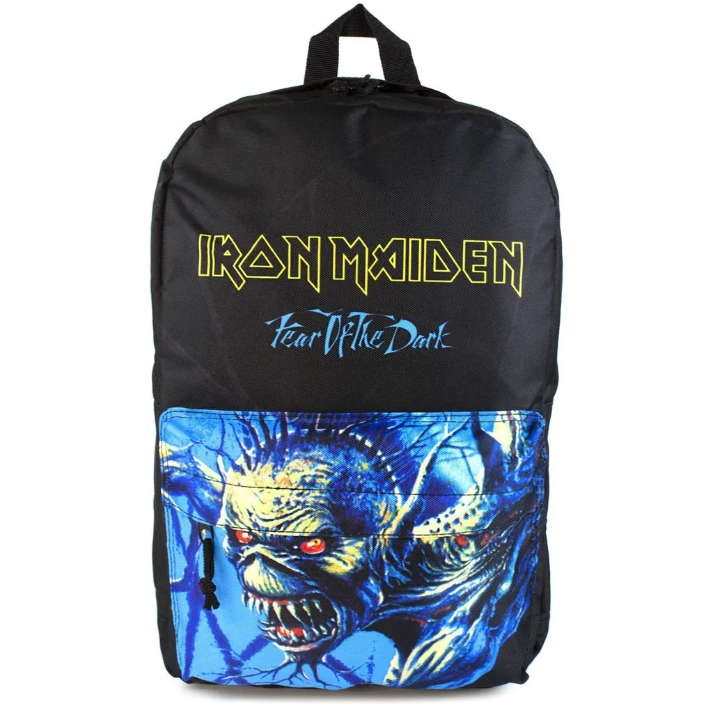 Sac à dos Rock Sax Iron Maiden NS5818 avec Bretelles Rembourrées Noir