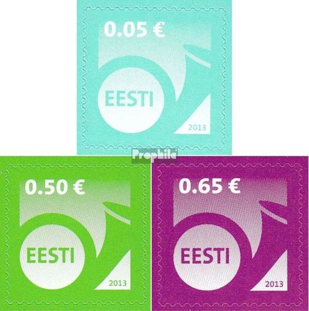 Briefmarken Estland 2013 Mi 751-753 (kompl.Ausg.) postfrisch Posthorn