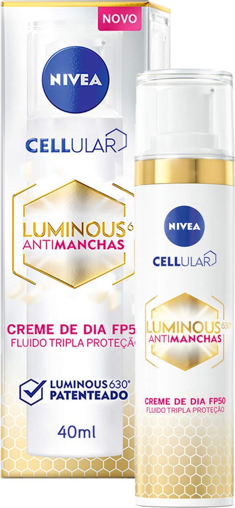 Reinigingscrème Luminous 630º Nivea, SPF 50 (40 ml) Productafbeelding 