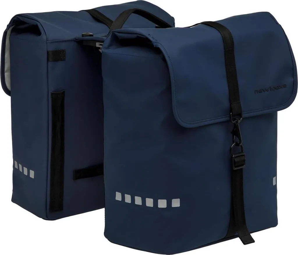 Sacoche Vélo Double Imperméable 39L New Looxs Odense Double MIK Bleue