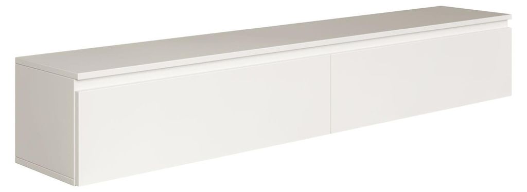 Selsey Bemmi - TV-Hängeboard, Weiß, 175 cm Produktbild 