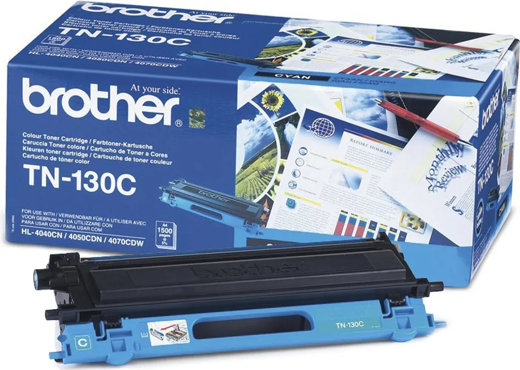 Brother TN130C Ciano Originale: Cartuccia Toner per Stampe Professionali