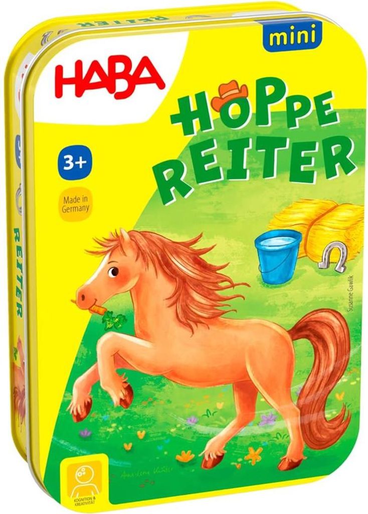 Haba Mini Spiel - Hoppe Reiter (Duits) = Frans 2011628003 - Nederlands 2011628004