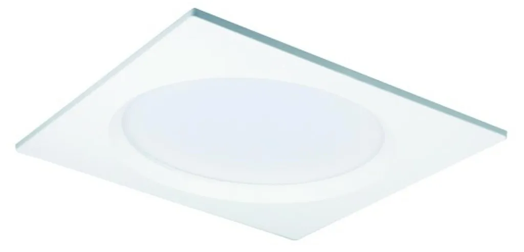 Spot LED encastrable carré blanc 7W 4000K Lacus Square pour faux plafond