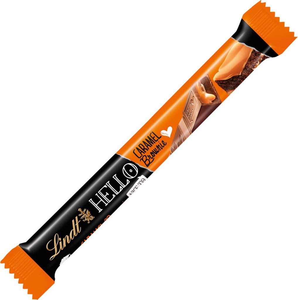 Lindt und Sprüngli Hello Caramel Brownie Stick 39g 24er Pack