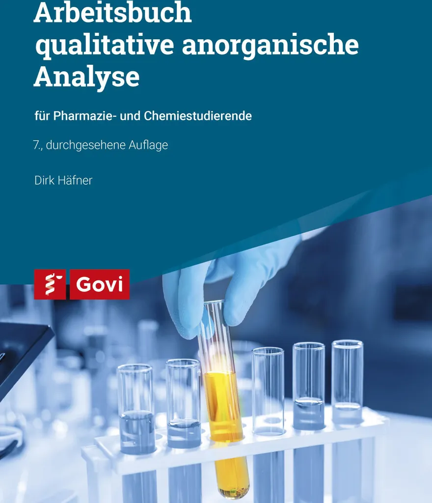 Cahier d'analyse inorganique qualitative avec schémas et tableaux types