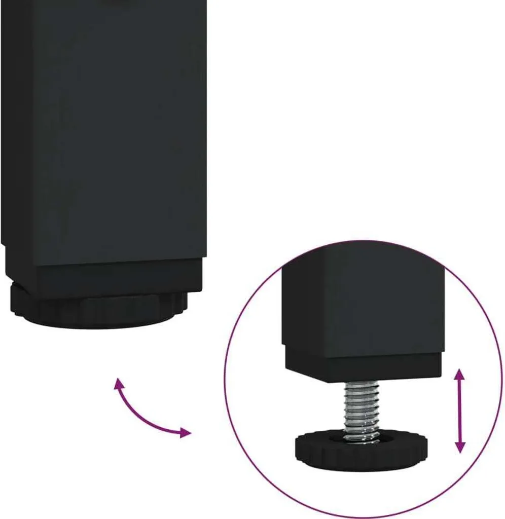 Set tavoli 3 pezzi. Legno ingegnerizzato effetto rovere marrone - 6