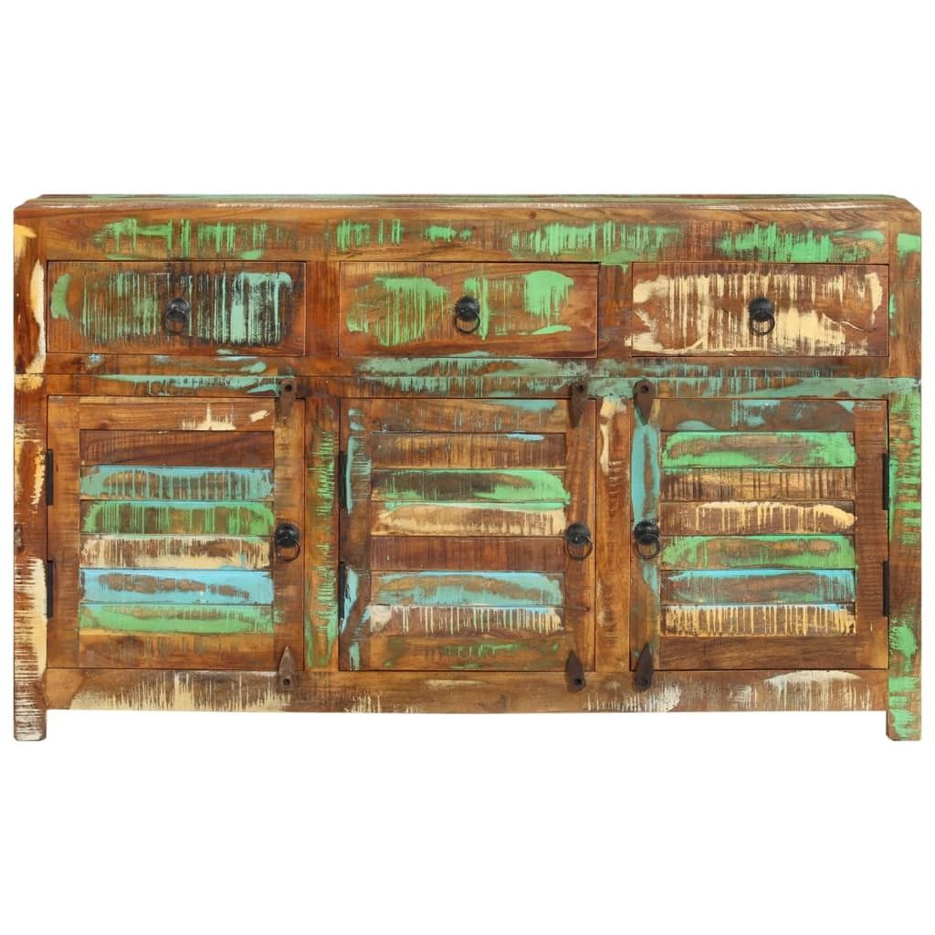 Hochwertigen Möbel Kommoden - Braun Sideboard 110x30x65cm Altholz Massiv NEU5654924