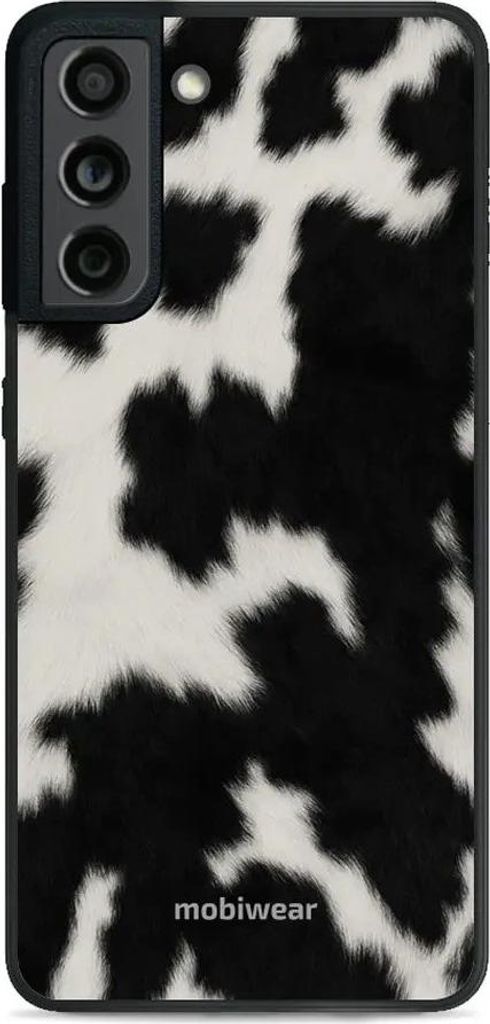 Handyhülle für Galaxy S21 FE, Mobiwear Glossy Case, Kuhfell-Optik