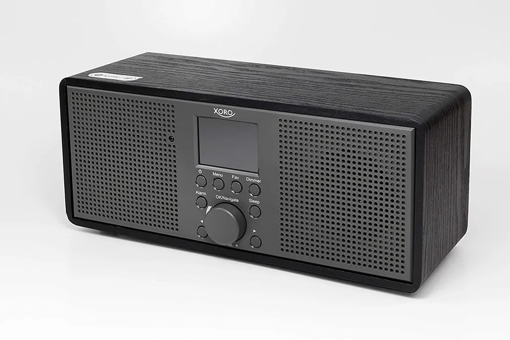 Radio Internet Xoro DAB 700 IR Spotify DAB+ FM Bluetooth en Bois Brun