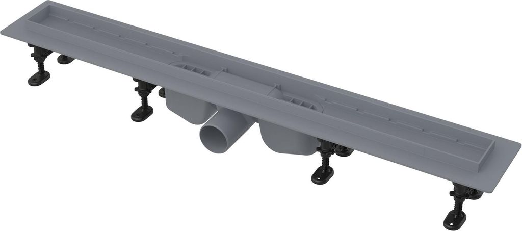 TrendLine Duschrinne 95 cm Kunststoff grau ohne Rost