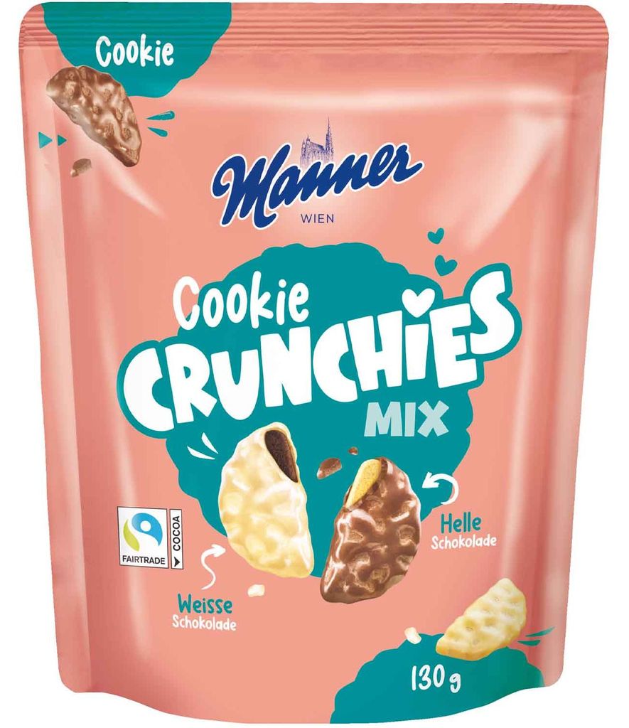 Manner Cookie Crunchies Mix 130g Produktbild 